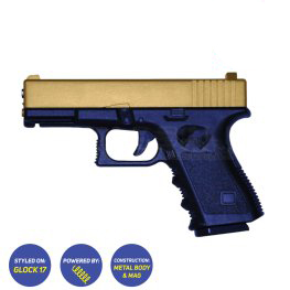 Gold G15 Metal BB Hand Gun Glock 19 Pistol Gold G15 Metal BB Hand Gun Glock 19 Pistol