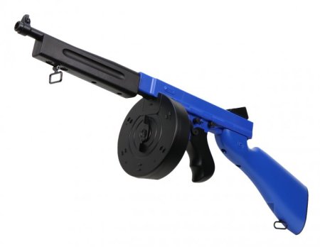 Well D98 Electric BB Rifle Tommy Gun with Drum Mag Well D98 Electric BB Rifle Tommy Gun with Drum Mag