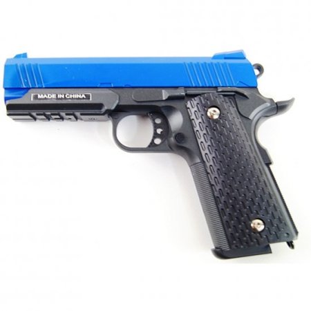 Galaxy K-Warrior G25 Metal BB Gun Spring Pistol with Rail Galaxy K-Warrior G25 Metal BB Gun Spring Pistol with Rail